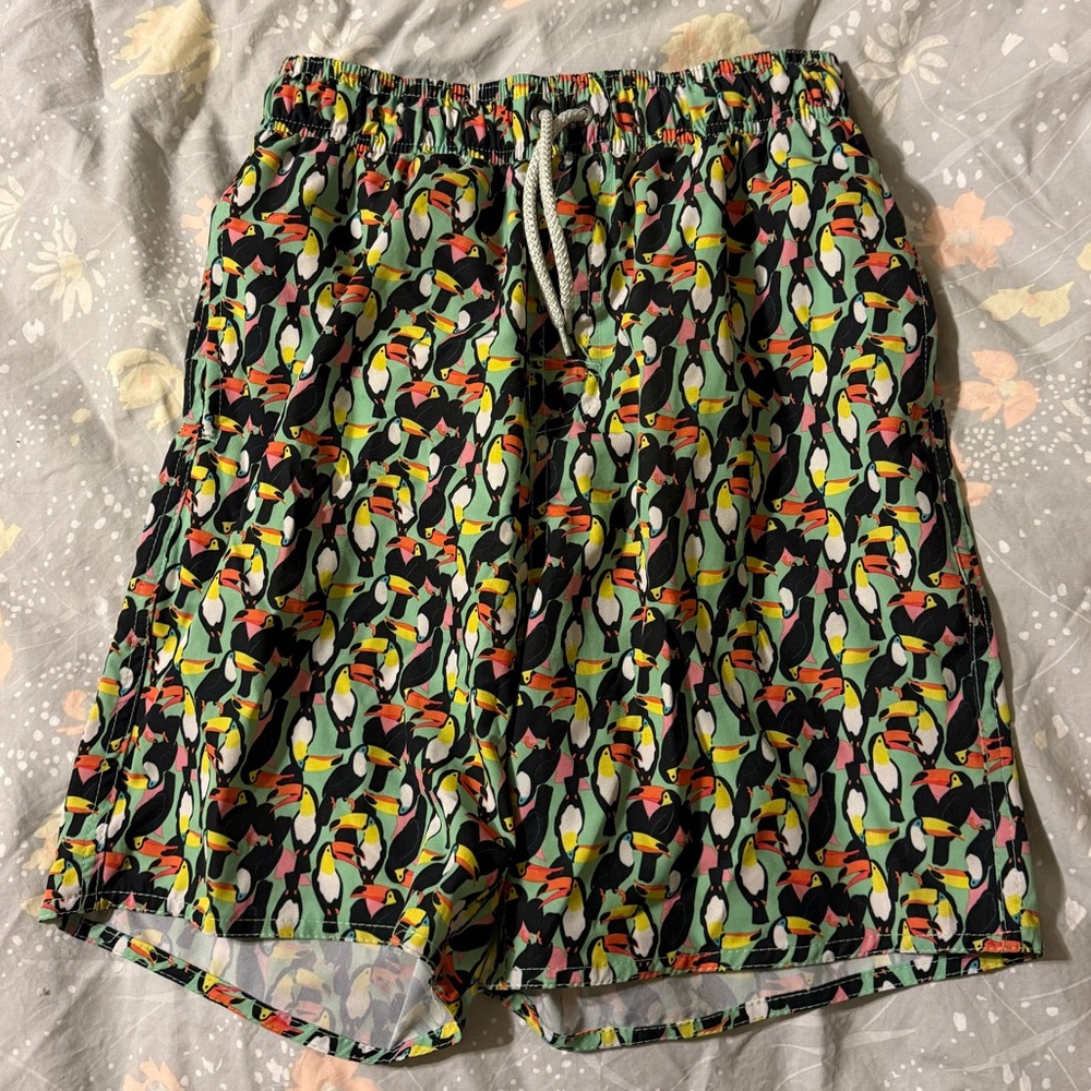 First Wave Colorful Patterned Swim Shorts